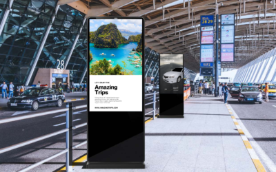 Outdoor Kiosks in Airport