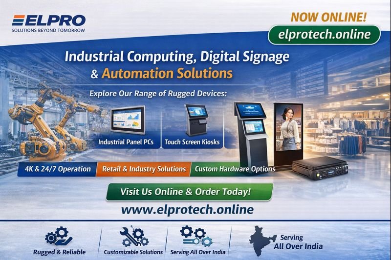 Elpro Technologies Launches Its Online Store for Industrial Computing, Digital Signage & Automation Solutions