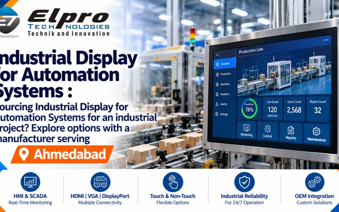 Industrial Display for Automation Systems : Sourcing Industrial Display for Automation Systems for an industrial project? Explore options with a manufacturer serving Ahmedabad