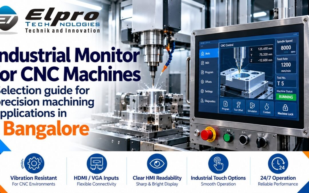 Industrial Monitor for CNC Machines : Industrial Monitor for CNC Machines selection: matching technical needs with a manufacturer familiar with projects in Bangalore
